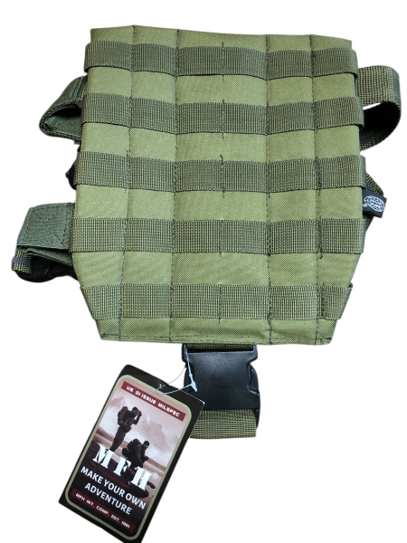 MFH Trägerplatte für Molle-System, Beinbefestiung in oliv